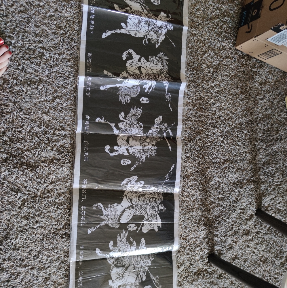 Chinese Horse and Rider Handcut Paper wall art - Picture 2 of 4